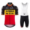 Combinaison Cycliste + Cuissard à Bretelles 2021 Team Jumbo–Visma N001